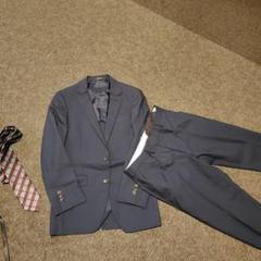 COMME CA MEN ビジネススーツ セットアップ CERRUTI　紺