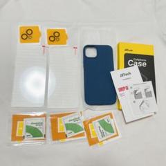 3 in 1 iPhone 14 Plus ケース 2枚強化ガラスフィルム付き