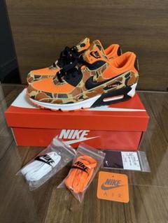 NIKE エアマックス90 ダックカモ アトモス別注 オレンジカモ 迷彩