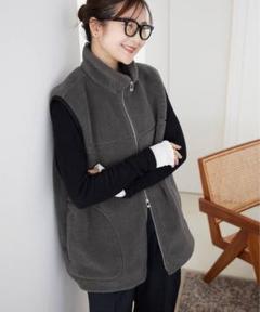 SLOBE IENA　ECOPELボアショートベスト　新品・未使用 8/31まで/ECOPELボアショートベスト SLOBE IENA