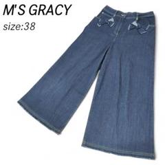 エムズグレイシー⭐︎デニム風パンツ38 2025年最新】M'S GRACY デニム・ジーンズの人気アイテム - メルカリ