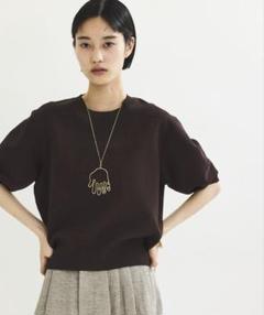 ADAM ET ROPE' ウォッシャブルフォルムニットT