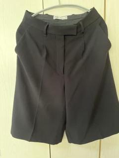 ZARA ブラック ワイドショートパンツ