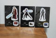 スターウォーズ　はっぴーくじ　アクリルスタンド　３種