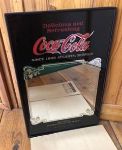 コカコーラ社製　パブミラー Coca Cola コカコーラ パブミラー インテリア ウォールミラー 鏡