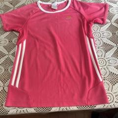 adidas CLIMALITE ピンク Tシャツ UK 10