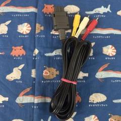 任天堂スーパーファミコン　純正　三色コード　動作確認済み　ネイビー ②