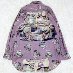 希少✨PaulSmith London ポールスミス　バックパック柄シャツ　L