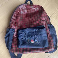 未使用品】familiar チェック柄リュック - メルカリ