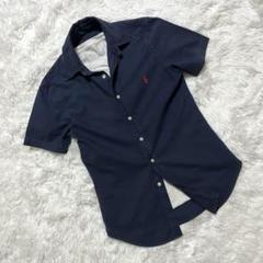 美品　Ralph Lauren 半袖ポロシャツ ネイビー