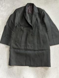 vintage メンズ ダークグレー コート ジャケット