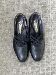 PARAMOUNT(パラマウント)レースアップパンプス 黒 23cm 3E 革靴