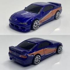 ホットウィールカスタム 日産 シルビア 180sx 雑誌 ✩段リム☆トミカ改造 ホットウィールカスタム 日産 180sx シルビア 白✩段リム