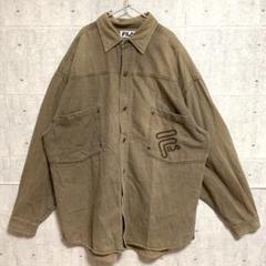 FILA フィラ ワークシャツ 長袖シャツ L 90s 古着 ヴィンテージのサムネイル