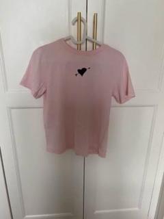 little MO&CO. ピンク ハート Tシャツ