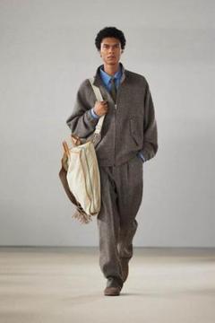 AURALEE LAMA SHETLAND WOOL TWEED SLACKSのサムネイル