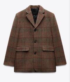 ZWコレクション ベルト付きブレザー　S ZWコレクション ベルト付きブレザー - オリーブグリーン | ZARA