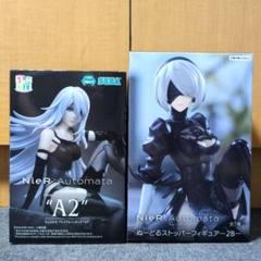 ニーアオートマタ　ちょこのせ　ぬーどる　チャビー　フィギュア　4点セット ニーアオートマタ ちょこのせ ぬーどるストッパー フィギュア 4