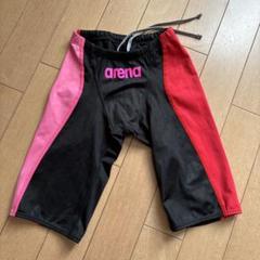 arena FINA認証 水着 黒赤ピンク（最終お値下げ）のサムネイル