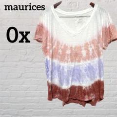maurices 【0X】タイダイ 半袖Tシャツ 大きいサイズ ゆったり