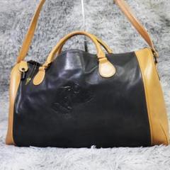 美品】kitamura キタムラ ボストンバッグ 2way シボ革 レザー