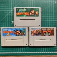 起動確認済みスーパーファミコン スーパードンキーコング1,2,3