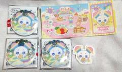 ぷちきゅあ はじめてかふぇ ホログラム缶バッジ ふわ(フワ)3点