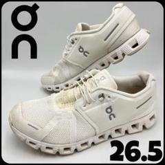 人気❤️On【オン】Cloud 5 M All White 26.５　洗浄済み