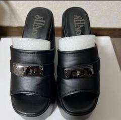 SHAON しぴたんVERSKIL PLATFORM SANDALブラック S