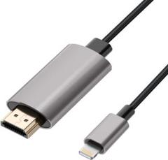 HDMI ケーブル lightning 2m 2K KD 配線