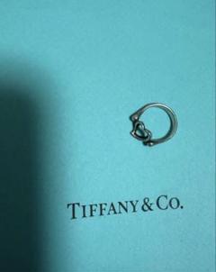 ティファニーオープンハートリング　14号　新品仕上げ　無傷未使用に近い Tiffany & Co. - hellototto様専用 美品 ティファニー オープン
