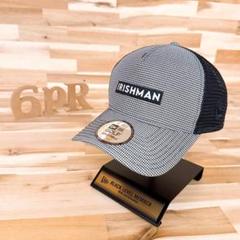 美品【ニューエラ×アイリッシュマン】限定コラボ ブロックロゴ キャップ 黒×白