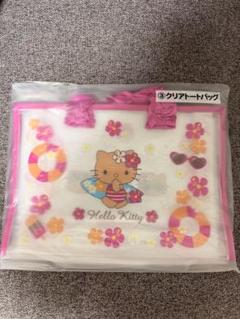 日焼けキティ　クリアトートバッグ