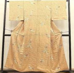 【訪問着】 上質な小紋・絞り・舞花文・金彩❣️ 逸品✨No.1148❤️