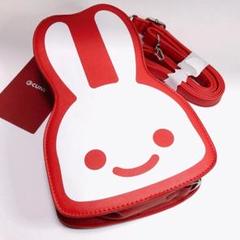 CUNE ウサギデザイン 名刺入れ 赤 手帳型スマホケース｜ウサギがいる｜CUNE ONLINE STORE