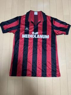 ACミラン Kappa ヴィンテージユニフォーム Kappa AC Milan Mediolanum 1987 1988 Home Long Sleeve Shirt