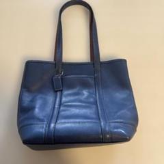 COACH コーチ トートバッグ ブルー カモフラ A4収納 ビジネス 迷彩 青 希少 coach コーチ トートバッグ A4収納 レザー 大容量 通勤