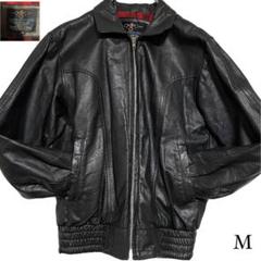 美品 MAX&Co. 牛革 シングルライダース ヴィンテージ感 極厚 2mm厚 上質の牛革使用◇ヴィンテージ復刻 オイルワックス