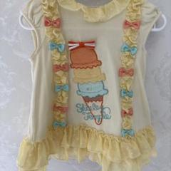 シャーリーテンプル♡黄色♡アイスワンピース♡半袖♡80センチ♡