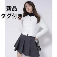新品 Apuweiser-riche フェザーラメカーディガン （白） - メルカリ