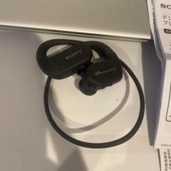 未使用品　SONY NW-WS413 ワイヤレスイヤホン ブラック Amazon.co.jp: ソニー(SONY) ヘッドホン一体型ウォークマン W