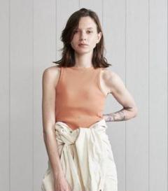 定番大人気・完売色！川口春奈着用＜H＞カップ付リブアメリカン