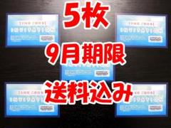 セントラルスポーツ 全国用 招待券5枚 9月期限 8