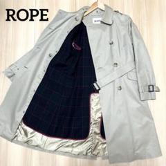 ROPE ロペ トレンチコート ベルト ライナー チェック ベージュ