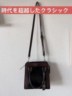美品*ジョルジオアルマ-二 レディース ショルダーバッグ 黒