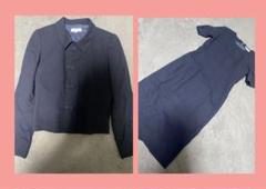 YUKITORII ワンピース　ジャケット　セットアップ　お受験　ネイビー　9