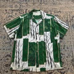 50s Hale Hawaii ハワイアンシャツ 中華柄 アロハ コットン