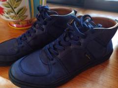 Paul Smith jeans レザースニーカー ハイカット ネイビー
