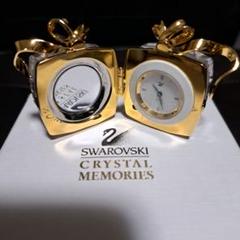 稼働中❗SWAROVSKI シークレット 贈り物 クロック❤