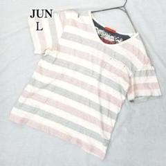 Jun 【L】 トップス Tシャツ カットソー 半袖 大人カジュアル キレイめ
